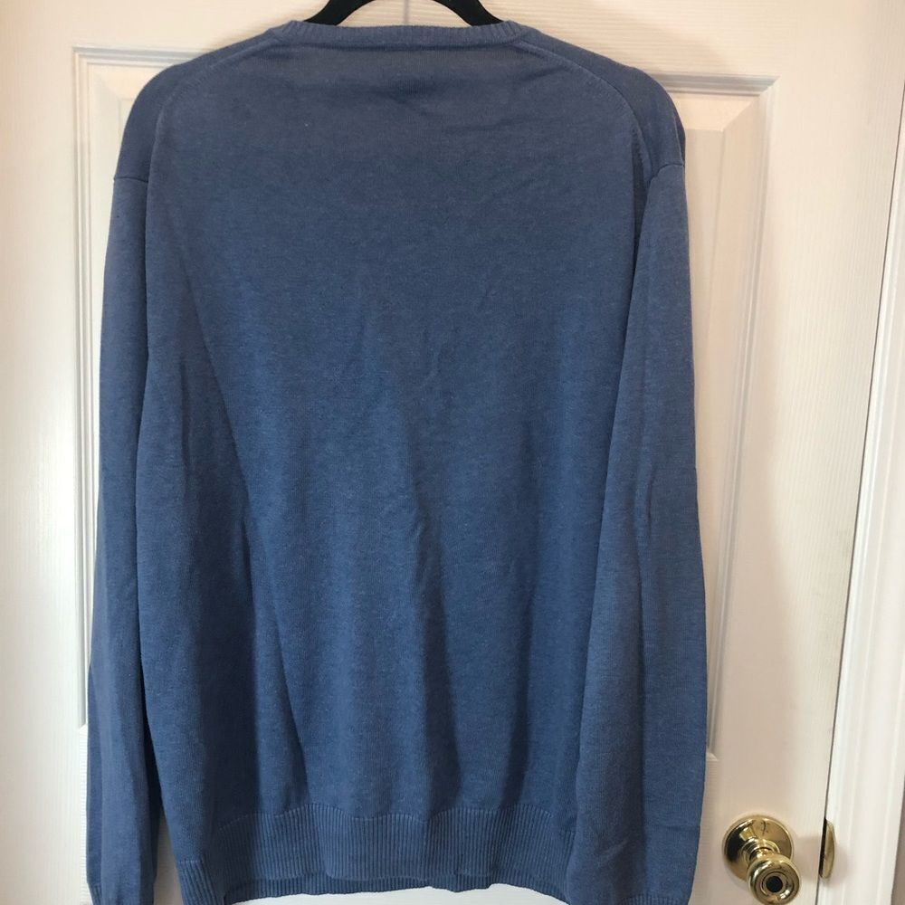 Jos. A. Bank Pima Cotton long sleeve v neck sweater size large - Picture 5 of 7